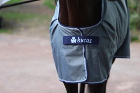 Bucas Turnout Rug 50g grau/blau