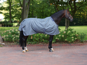 Bucas Turnout Rug 50g grau/blau