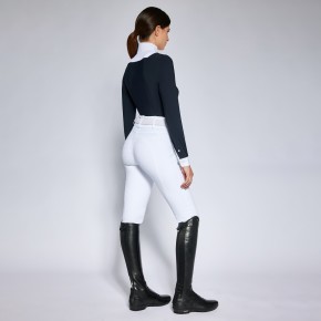 Cavalleria Toscana Turniershirt American LS Damen Navy