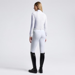 Cavalleria Toscana Damen Turniershirt langarm weiß M
