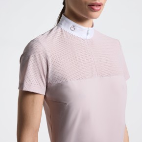 Cavalleria Toscana Turnier-Shirt Kurzarm Damen Violet Ice