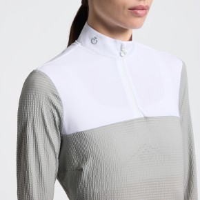 Cavalleria Toscana Turnier-Shirt Langarm Damen Belgian Block