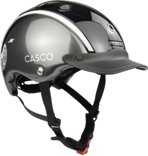 Casco Kinder Reithelm Nori Moonbeam grau mit Comic S