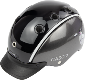 Casco Kinder Reithelm Nori Moonbeam grau mit Comic S