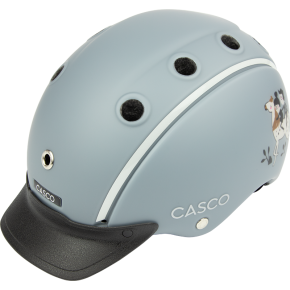 Casco Kinder Reithelm Nori Trail of Tales Grey mit Comic