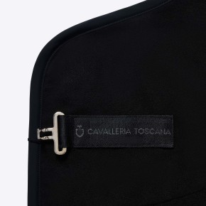 Cavalleria Toscana Double Orbit Fleece Decke schwarz 145