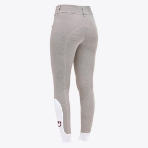 Cavalleria Toscana Damen Reithose American Breeches Kniegrip gemustert 34 (it 40)