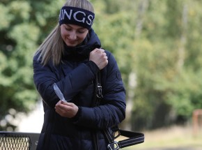 Kingsland Stirnband KLMarion Hellgrau/Navy