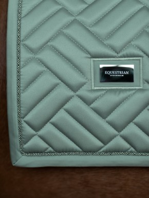 Equestrian Stockholm Dressur Schabracke Modern Mint Green Full