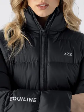 Equiline Damen Steppjacke Eqesatek schwarz