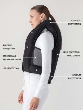 Equiline Airbag Belair schwarz XL