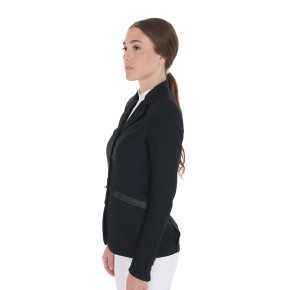 Equestro Damen Turnierjacket perforiert - schwarz
