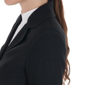 Equestro Damen Turnierjacket perforiert - schwarz