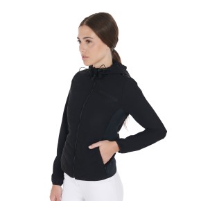 Equestro Damen technische gefütterte Jacke schwarz