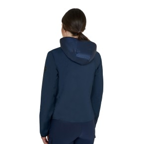 Damenjacke von Equestro Softshell - verstaubar, navy