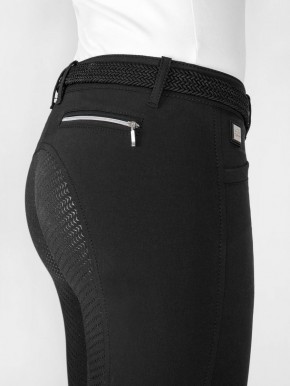 Equiline Vollgrip Reithose Damen Cedar schwarz