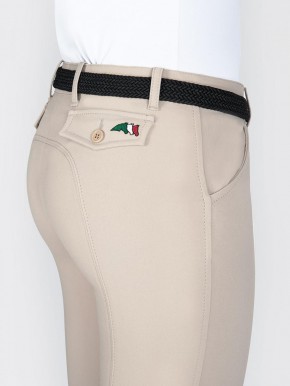 Equiline Stoffknie Damen Reithose Boston Beige 38 (IT 42)