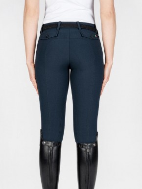 Equiline Stoffknie Damen Reithose Boston blau 40 (IT 44)