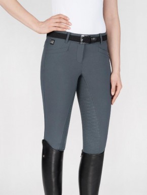 Equiline Vollgrip Reithose Damen Cedar Grau 34 (IT 38)