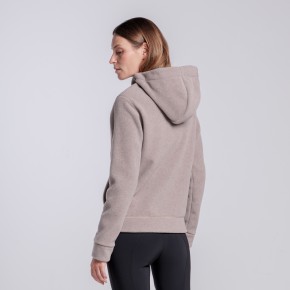 Cavalleria Toscana Fleece Zip Hoodie Damen Cipria