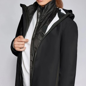 Cavalleria Toscana 3 way jacket Damen mit herausnehmbarer Jacke schwarz XS