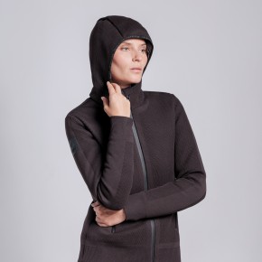Cavalleria Toscana Tech-Knit Daunenjacke Damen Espresso