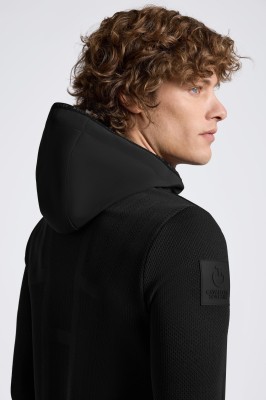 Cavalleria Toscana Tech Knit Softshell Jacke Herren Schwarz