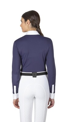 Equiline Damen Turniershirt Langarm CASEC Cobalt Blau Gr. M