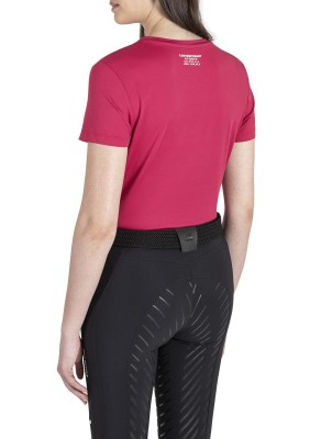 Equiline T-Shirt Cearac Damen cherry red M