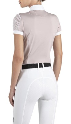 Equiline Turnier-Poloshirt Ginnyg Damen violet ice