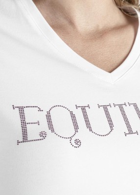 Equiline Damen T-Shirt Gigerg weiß/violett S