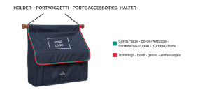 Equiline Boxentasche Slim Navy