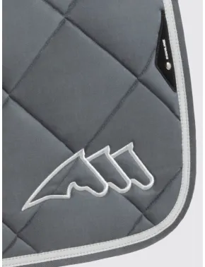 Equiline Spring Schabracke EQ Chroma mit Fliegenmütze Grau/Weiß