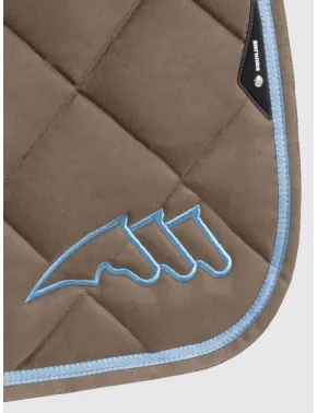 Equiline Spring Schabracke EQ Chroma mit Fliegenmütze Cappucino/Hellblau