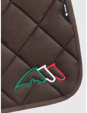 Equiline Spring Schabracke EQ Tricolore mit Fliegenmütze Braun
