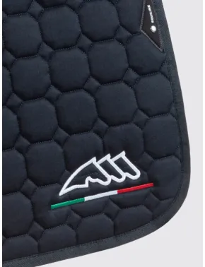 Equiline Dressur Schabracke EQ Flaggy mit Fliegenmütze Blau