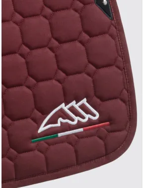 Equiline Dressur Schabracke EQ Flaggy mit Fliegenmütze Bordeaux