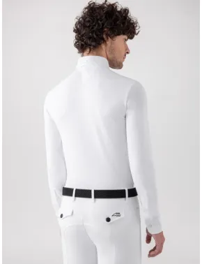 Equiline Herren Turniershirt Langarm Sebastian Weiß