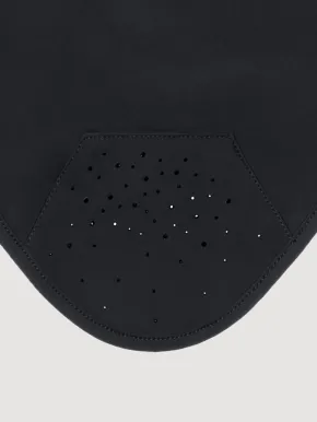 Equiline Fliegenhaube EQAlmond Schwarz mit Strass