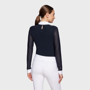 Samshield Damen Langarm Turniershirt Faustine Navy XS