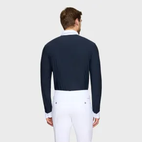 Samshield Herren Langarm Turniershirt Smith Navy