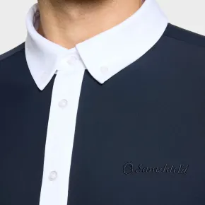 Samshield Herren Langarm Turniershirt Smith Navy
