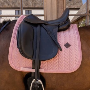 Kentucky Dressur Schabracke VELVET Mini Pearls Altrosa
