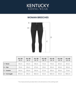 Kentucky Reithose Miami mit Kniegrip Navy