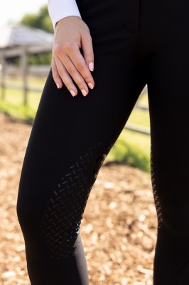 Kentucky Reithose Miami mit Kniegrip Schwarz