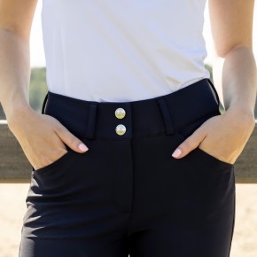 Kentucky Reithose Damen Miami mit Vollgrip Navy