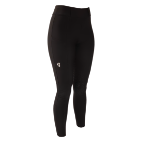Kentucky Reitleggings mit Kniegrip Schwarz