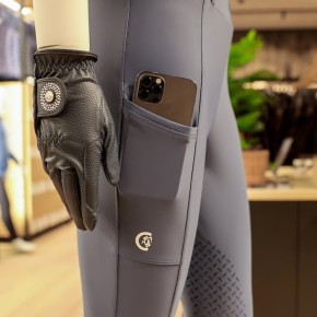 Kentucky Reitleggings Classic Damen mit Vollgrip Ocean Blue