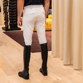 Kentucky Reithose Herren Mexiko mit Kniegrip Weiß