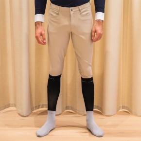 Kentucky Reithose Herren Mexiko mit Kniegrip Beige